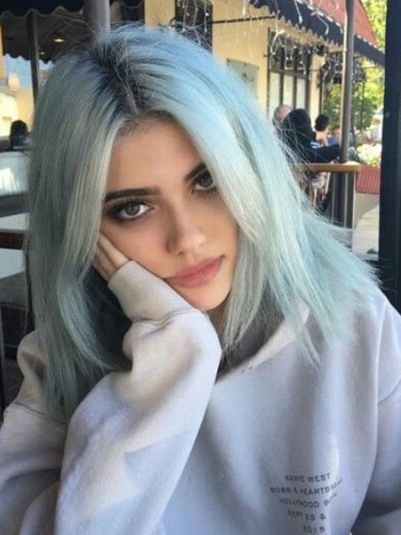 Faded Blue Hair