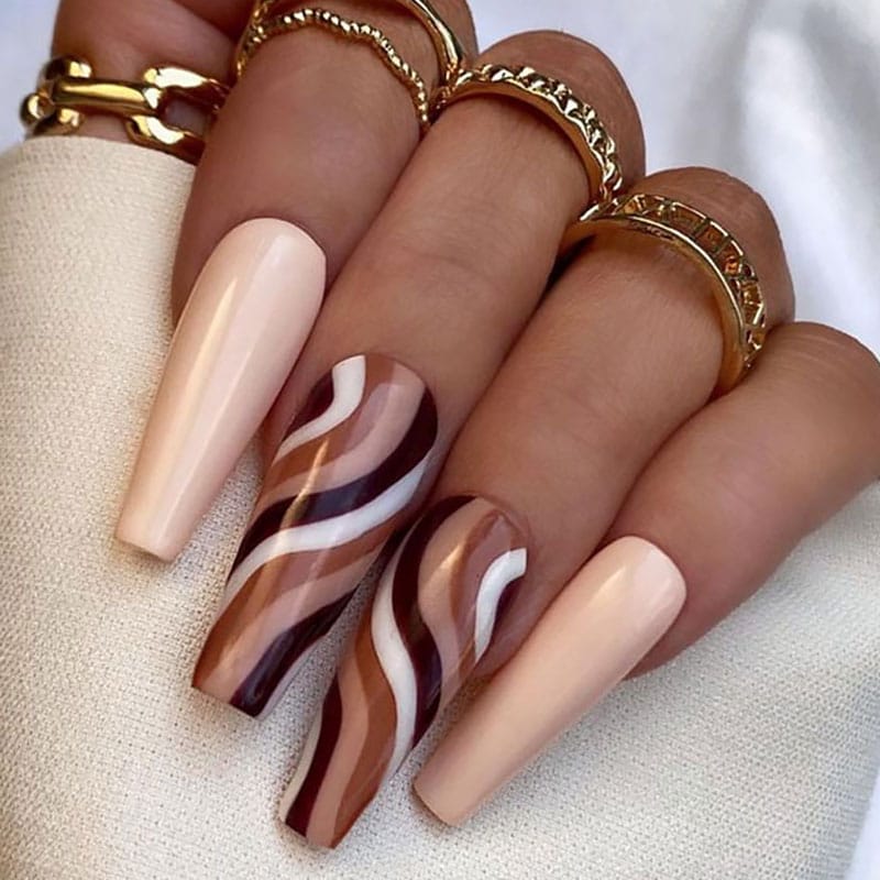 12 Ways to Wear Coffin Shaped Nails — Design Ideas for Ballerina Nails