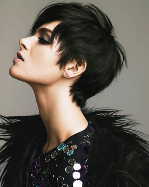 Feathered Pixie Cut