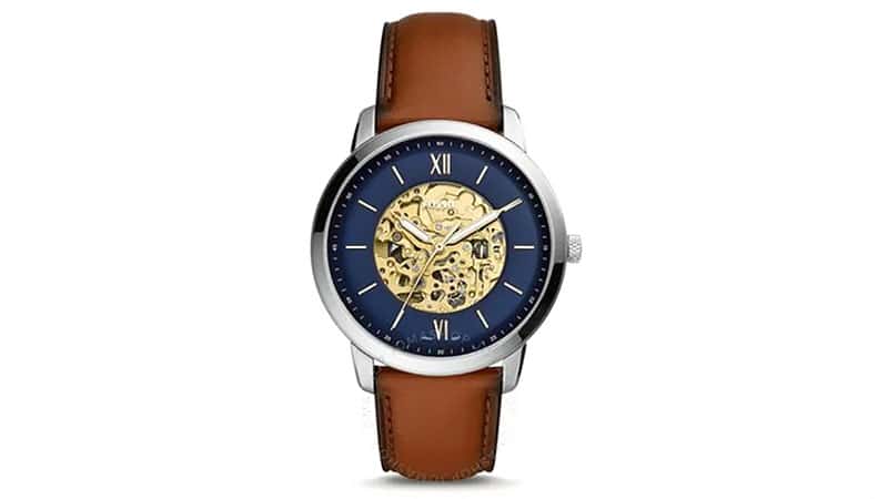 Fossil Neutra Auto Automatic Blue Dial Men's Watch