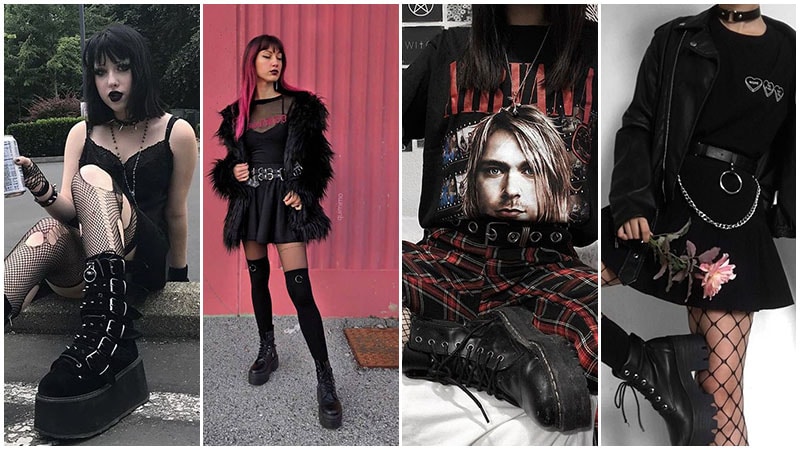 Grunge Goth Aesthetic