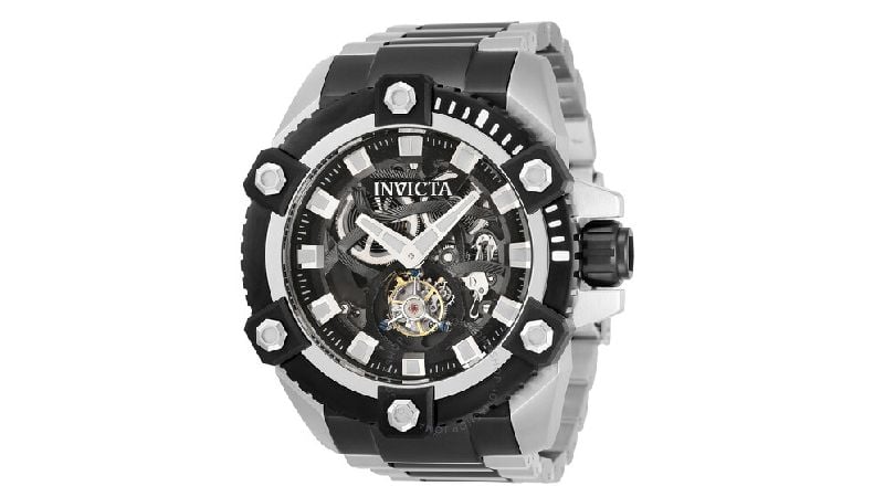 Invicta Reserve Tourbillon Automatic Black Dial Men's Watch