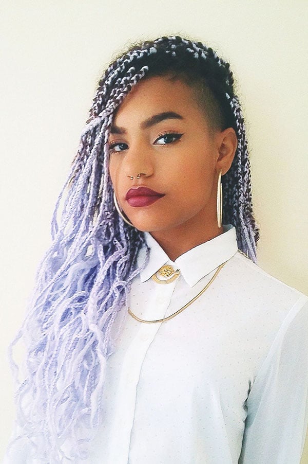 Lavender Kanekalon Braids