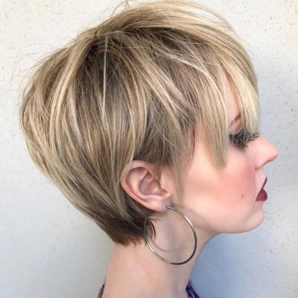 Long Layered Long Pixie Cut