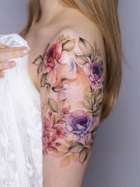 Nature Half Sleeve Tattoo