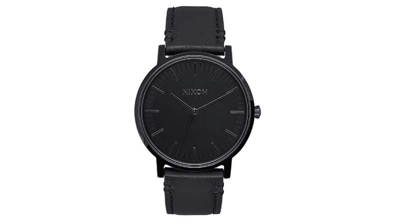 Nixon Porter Leather A1058. 100m Water Resistant Men’s Watch