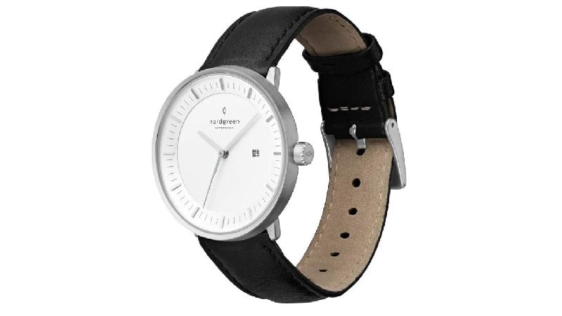 Nordgreen Philosopher Scandinavian Silver Analog Watch