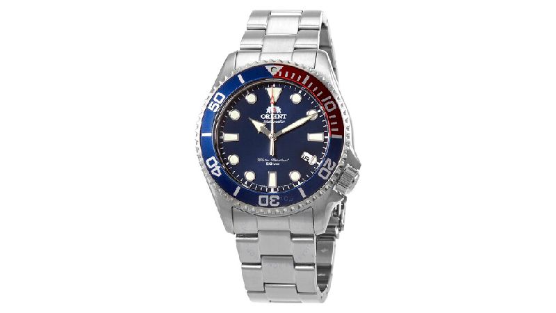 Orient Triton Automatic Blue Dial Pepsi Bezel Men's Watch