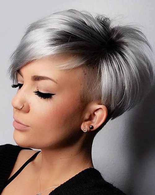 Pixie With Angled Undercut