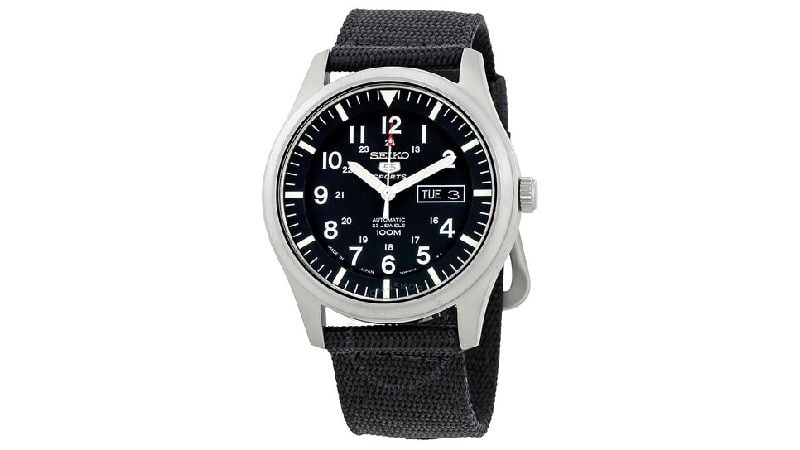 Seiko 5 Automatic Black Dial Men's Watch