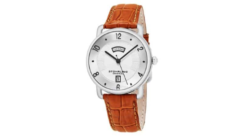 Stuhrling Original Symphony Silver Tone Dial Men's Watch