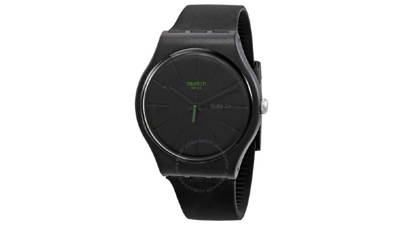 Swatch Neuzeit Quartz Black Dial Men's Watch