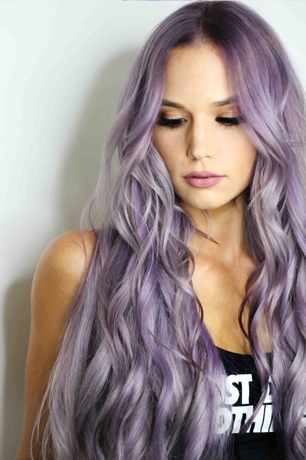  Silver And Ashy Lavender Hair
