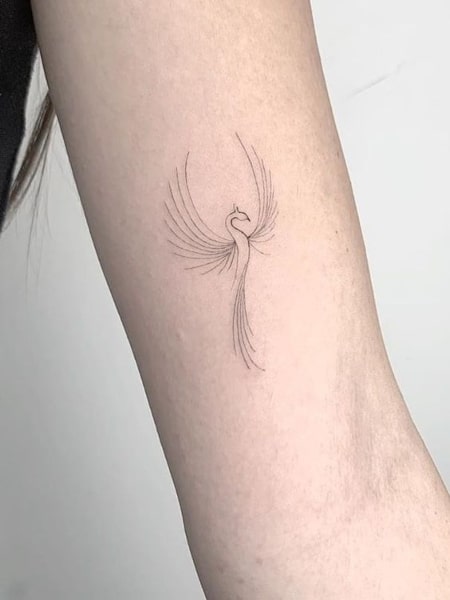 Small Phoenix Tattoo