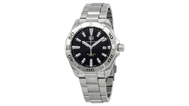 Tag Heuer Aquaracer Brushed Black Dial Men's Watch