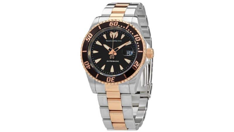 Technomarine Manta Collection Sea Automatic Black Dial Watch
