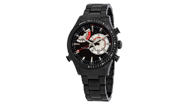 Timex Intelligent Quartz Chrono Timer Black Dial Men's Watch