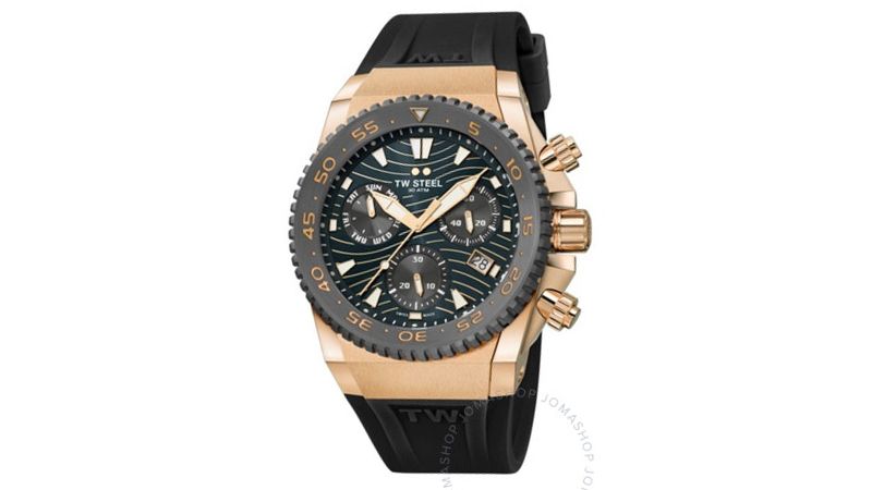 Tw Steel Ace Diver Chronograph Quartz Black Dial