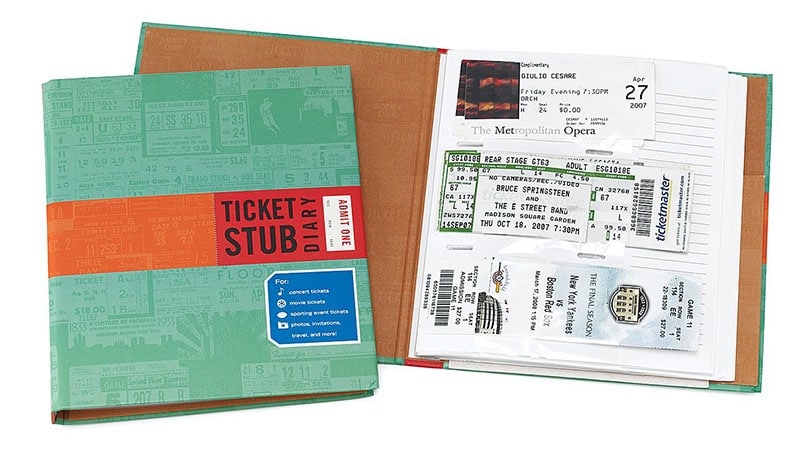 Ticket Stub Diary