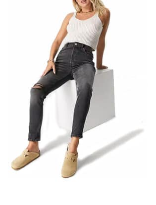 Washed Ripped Jeans
