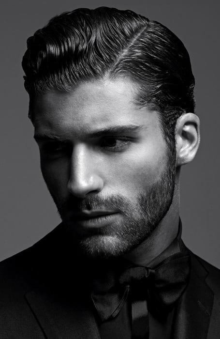 Wavy Slick Back men's hairstyles