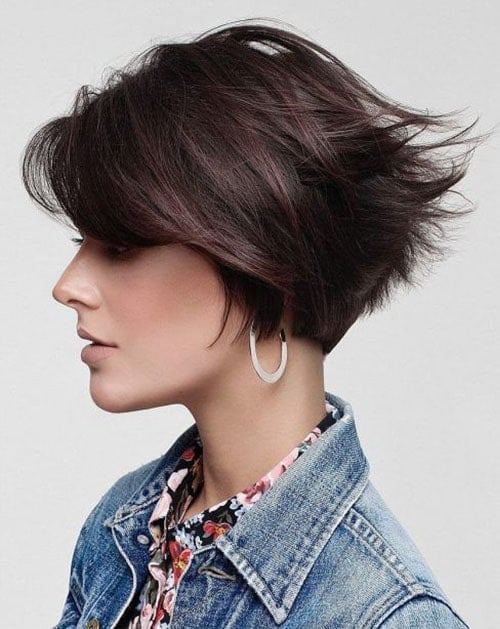 Wedge short haircuts for women