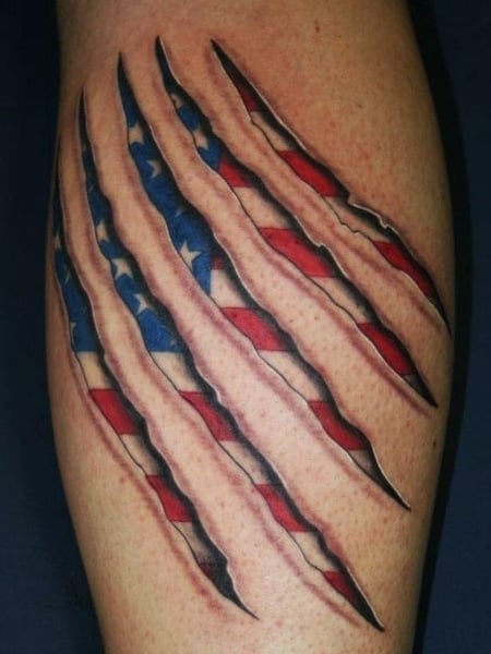 American Flag Tattoos For Men