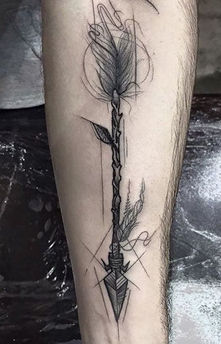 Arrow Tattoo For Men