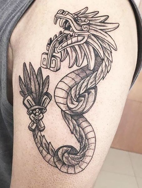 80 Warrior Aztec Tattoo Designs & Meaning - The Trend Spotter 80 Warrior Aztec Tattoo Designs & Meaning - The Trend Spotter