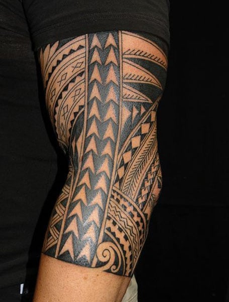 Aztec Pattern Tattoo Men