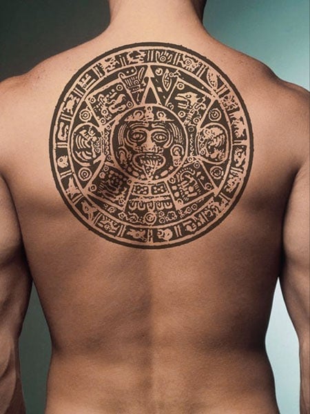 Aztec Tattoos Men