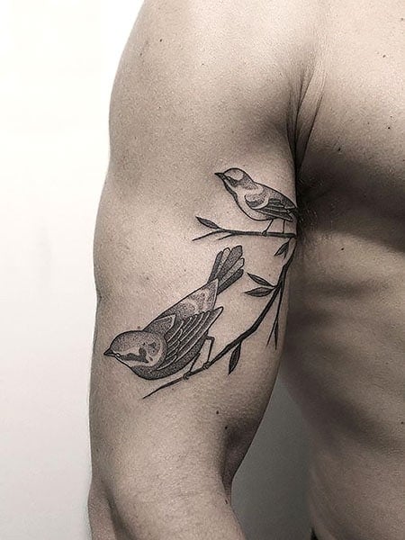 Bird Tattoo For Men