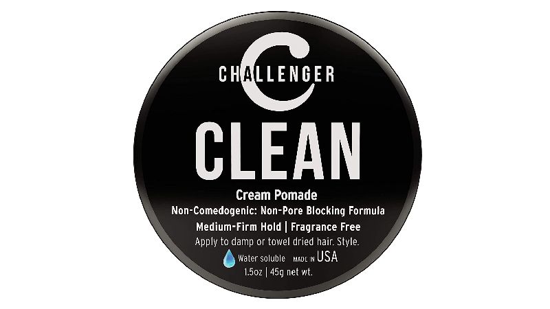 Challenger Men’s Clean Cream Pomade (2)