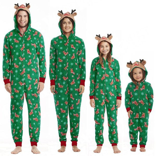Christmas Family Matching Hoodie Pajamas