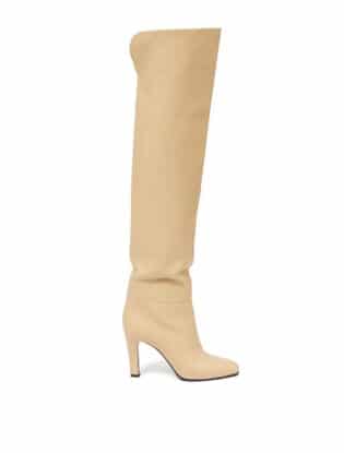 Cream Boots