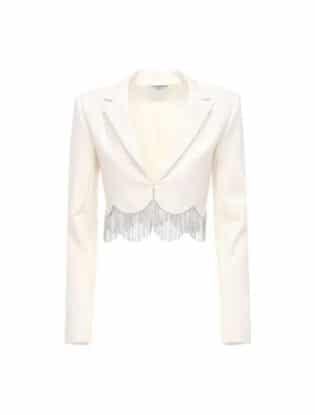 Cropped Formal Fringe Jackets
