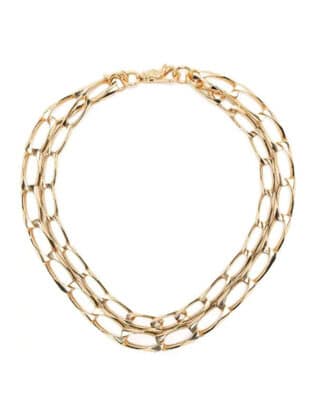 Double Chain Link Necklace