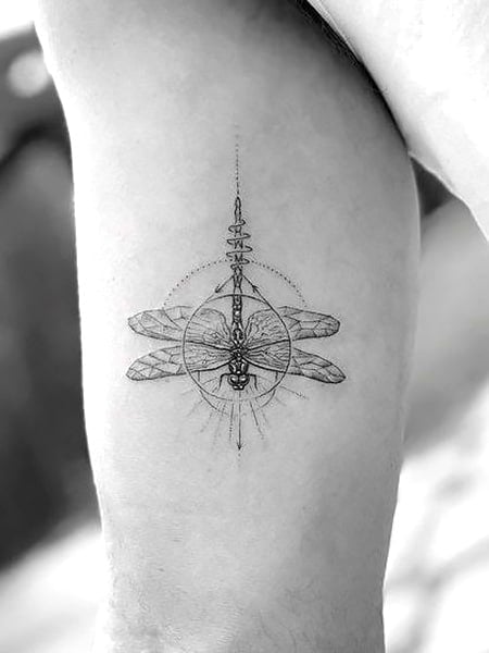 Dragonfly Tattoo Men