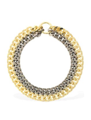 Duochrome Double Chain Necklace
