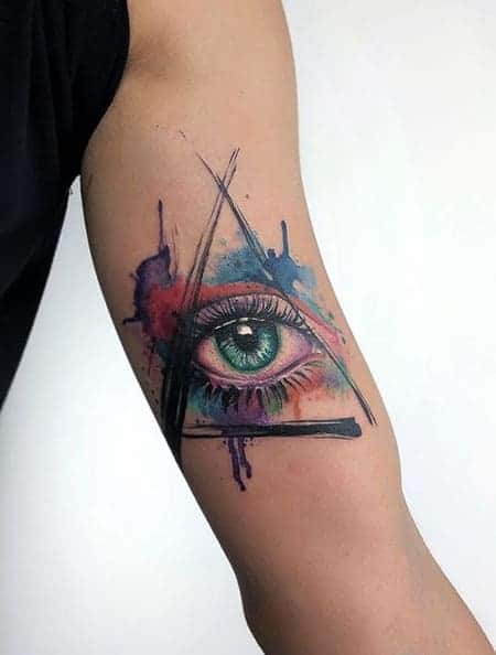 Eye Tattoo Men