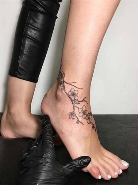 Bracelet and Anklet Tattoos  Tagged vine  LuckyFish Art