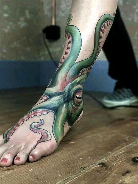 Full Foot Tattoo