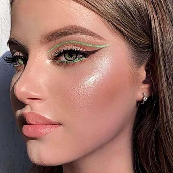 Green Makeup Looks 2