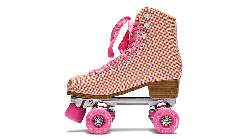 Impala Rollerskates Pink Tartan