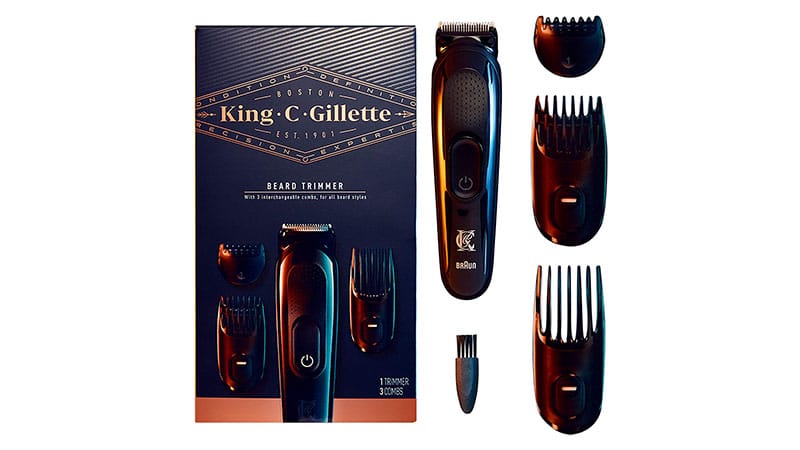King C. Gillette Cordless Men’s Beard Trimmer Kit