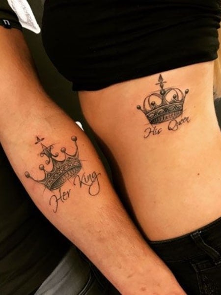 King And Queen Tattoos