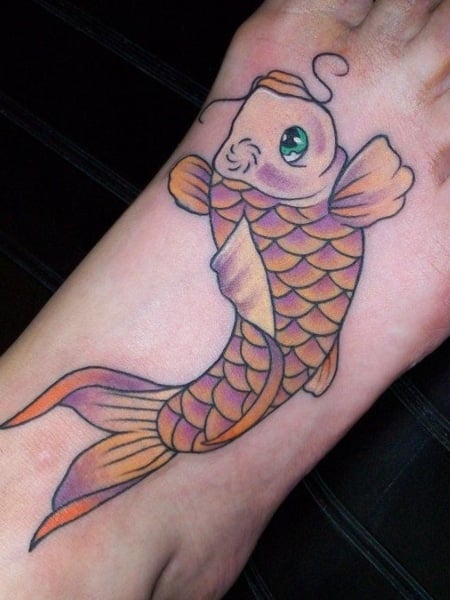 Koi Fish Tattoo For Women