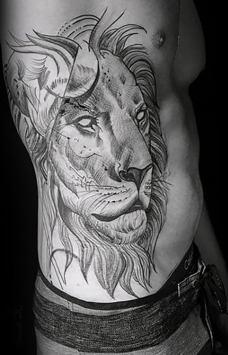 Lion Tattoo For Men