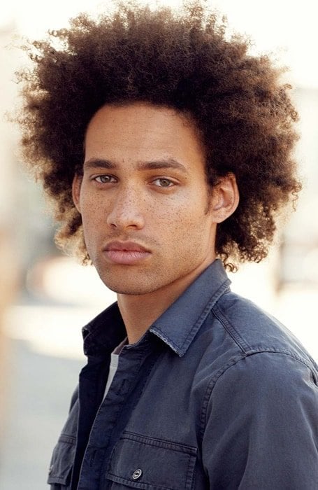 Long Afro For Men