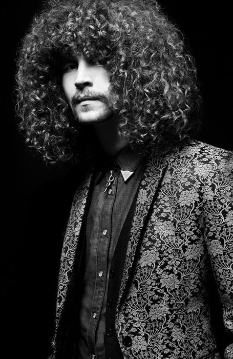 Long Curly Shag For Men